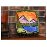 Art Pottery Bowls (Mountain Sunset)