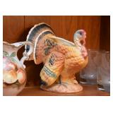 Vintage Ceramic Turkey Planter