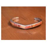 Southwestern Sterling Silver Bangle Bracelets (some with semi-precious stones)