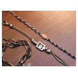 Southwestern Sterling Silver Bracelets (some with semi-precious stones)