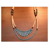 Southwestern Turquoise Beaded Necklace
