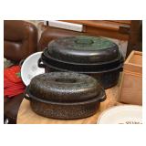 Black Enamelware Roasters