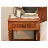 Vintage Side Table with Spindle Legs