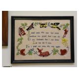 Framed Needlepoint