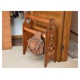 Handmade / Painted Country Blanket Rack