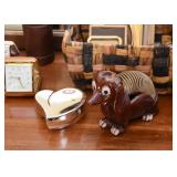 Trinket Box, Vintage Doggy Mail Holder