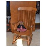Vintage Wooden Rocking Chair