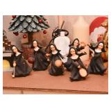 Sporting Nuns Figurines