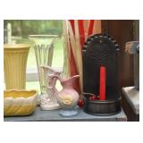 Pottery & Glassware, Planters & Vases, Tin Candle Sconce