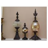 Home Decor / Glass Orbs with Finials