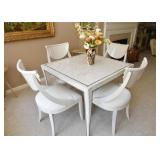 Contemporary Dining / Game Table with 4 Chairs