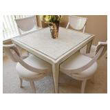 Contemporary Dining / Game Table with 4 Chairs