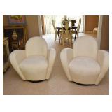 Contemporary Off-White Armchairs