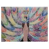 Original Framed Artwork (Painting on Silk)