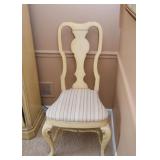 Dining Table with Leaf, 6 Dining Chairs with Upholstered Seats