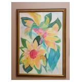 Original Framed Artwork (Painting on Silk)