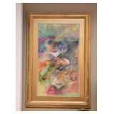 Original Framed Artwork (Painting on Silk)