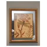 Wall Art (Insect Prints) with Mirrored Backing