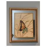 Wall Art (Insect Prints) with Mirrored Backing