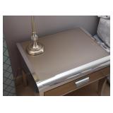 Pair of Contemporary Nightstands (Chrome)