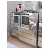 Mirrored Chests & Entertainment Cabinet (Set of 3)