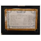 Antique German Music Box (Inlaid Top) - WORKS!