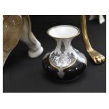 Ceramic Vase with Gold Detail