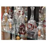Collection of Glass & Crystal Bells