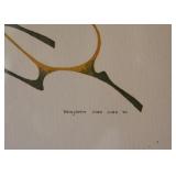 Framed Artwork by Benjamin Chee Chee (1974)