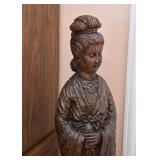 Asian Wood Carved Statue