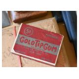 Vintage Gold Tip Gum Box