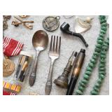 Pen Tips, Silverware, Miniature Pipe, Etc.