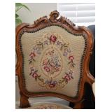 Antique Needlepoint Armchair