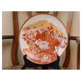 Decorative Asian Peacock Plate