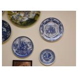 Blue Transferware Plates & Delft