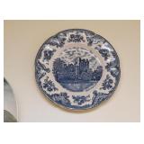 Blue Transferware Plates & Delft