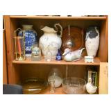 Pottery, Figurines, Glassware, Home Decor