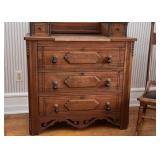 Antique Victorian Chest with Mirror