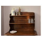 Small Scale Vintage Sideboard with Hutch