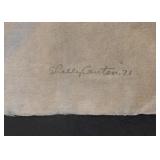 Original Framed Rabbi Print by Shelly Canton