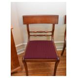 Antique Vintage Double Pedestal Dining Table & 8 Chairs