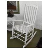 White Painted Rocking Chairs