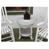 White Wicker Porch / Patio Furniture