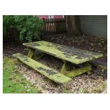 Mossy Picnic Table