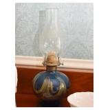 Art Glass Oil Lamp