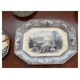 Antique Transferware Platter