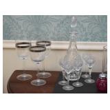Crystal Stemware & Decanter