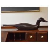 Wooden Duck Decoy by French Broad River Company (North Carolina), Signed by R. Livingston