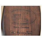 Wooden Duck Decoy by French Broad River Company (North Carolina), Signed by R. Livingston