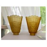 Antique Glass Wall Sconce Shades